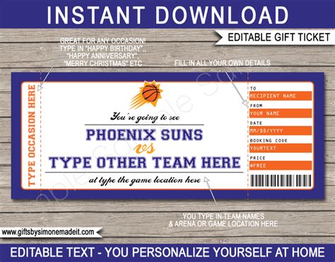 phoenix suns home tickets