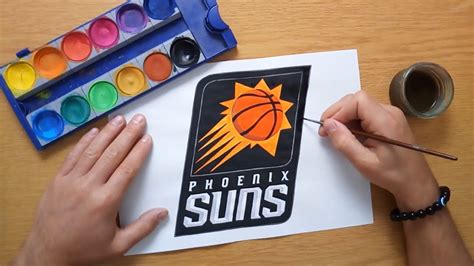 phoenix suns logo drawing