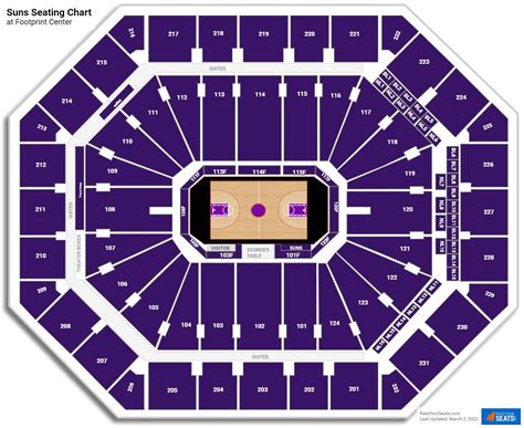 phoenix suns seating map