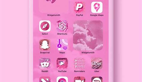 FREE iOS 14 App Icons [Pink Aesthetic] | App store icon, App icon