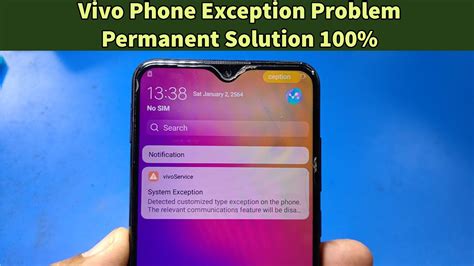 phone exception vivo