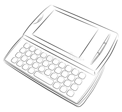 Phone Keyboard Drawing