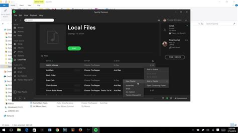 phone local files spotify