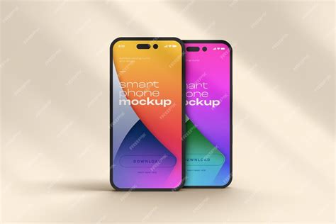 Phone Mockup With Background