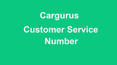 phone number for cargurus