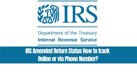 phone number for irs amended tax return