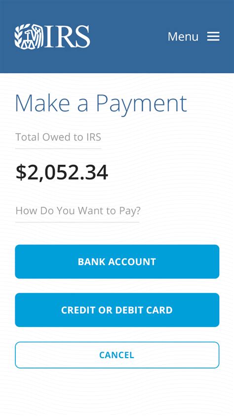 phone number for irs payments
