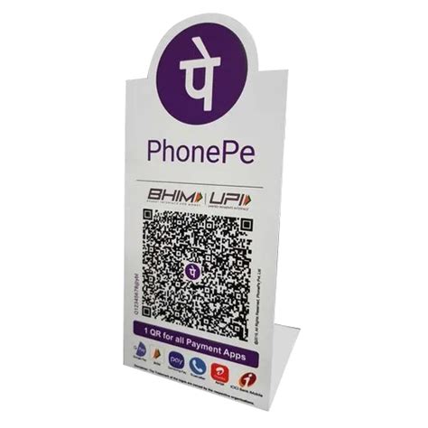 Phone Pay Qr Code Stand