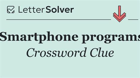 phone programs crossword clue