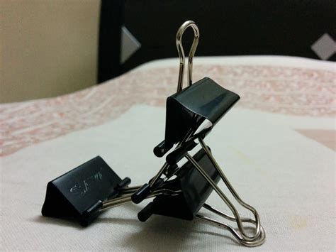 Phone Stand Using Binder Clips