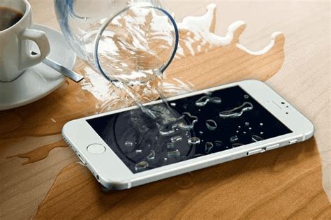Phone water damage