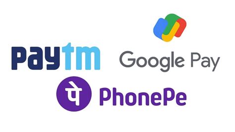 phonepe google pay paytm logo