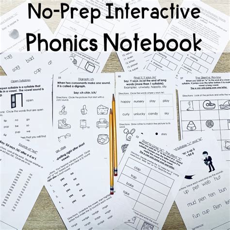 Phonics Interactive Notebook Pdf