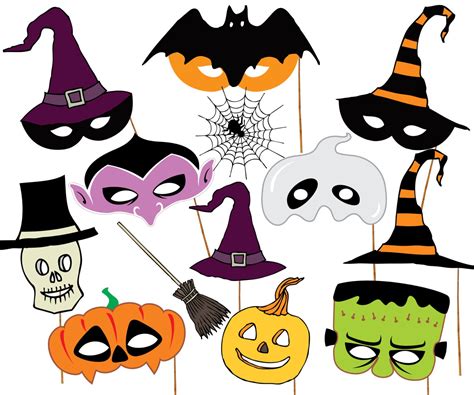Printable Halloween Photo Props Party Delights Blog