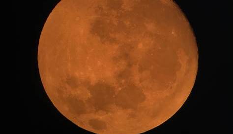 Orange Moon : r/astrophotography