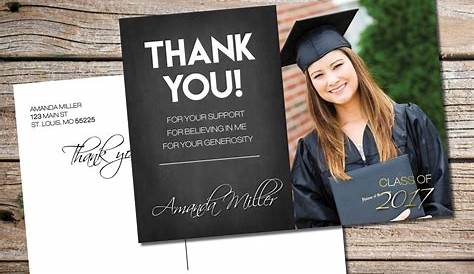 7 Free, Printable Graduation Thank You Cards