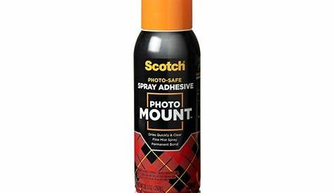 Scotch Photo-Safe Mount Spray Adhesive, 10.3 oz Can - Walmart.com