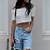 photo poses jeans top
