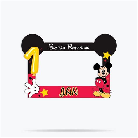Photo Booth Mickey Frame