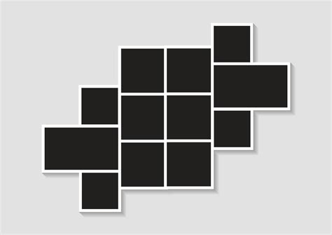 Photo Collage Frames Vector
