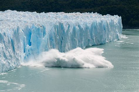 photo de glacier qui fond