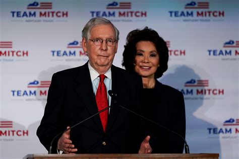 photo of mitch mcconnell and wife