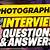 photographer interview questions