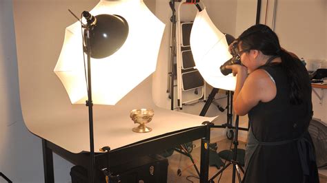 photographing museum artifacts