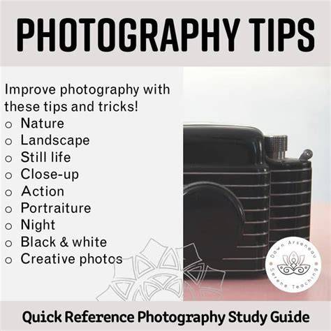 photography tips guide examples tutorial design diy trending photos