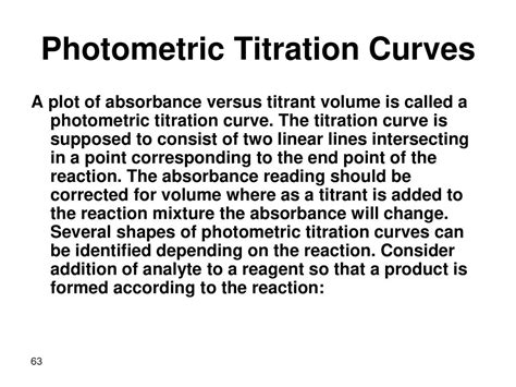 Photometric Titration Applications