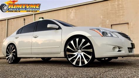 photos and videos of nissan altima on 22s