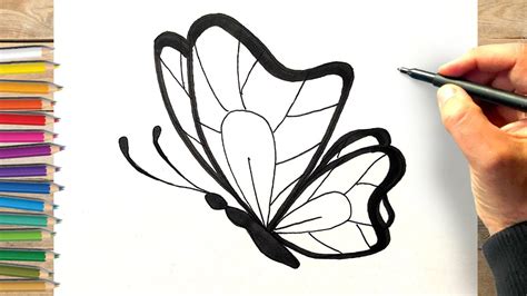 photos de papillons facile à dessiner