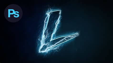 Photoshop Lightning Text Effect