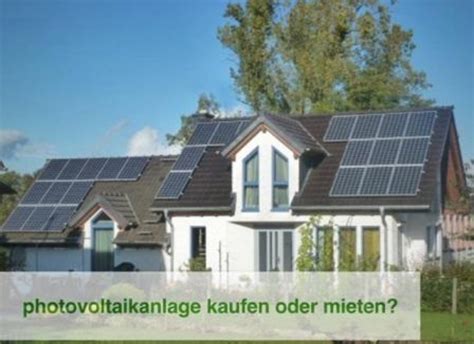 photovoltaikanlage mieten oder kaufen