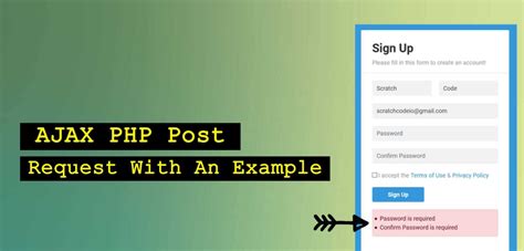 php ajax post form data