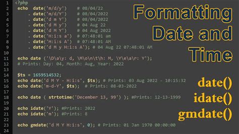 php date format get day of week
