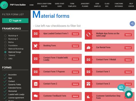 php form generator bootstrap