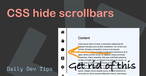 Php Hide Scrollbars