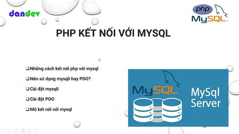 php kết nối mysql