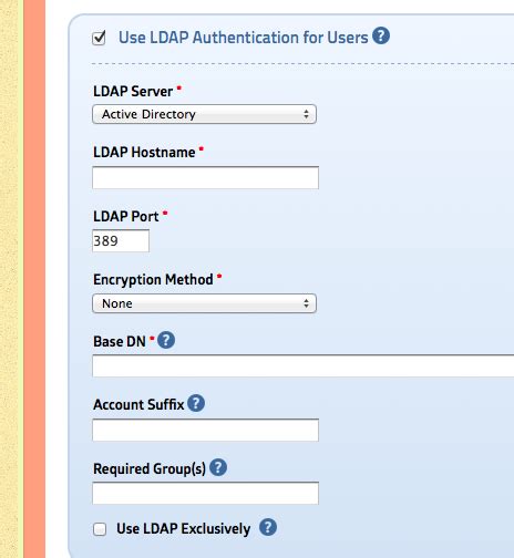 php ldap login form example