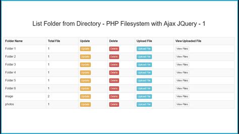 Php List Images In Directory