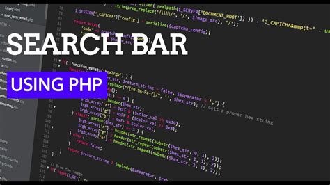 Php Search Bar Database
