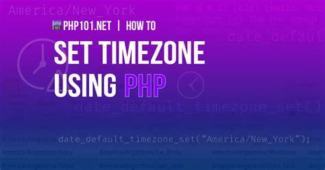 Php Set Timezone