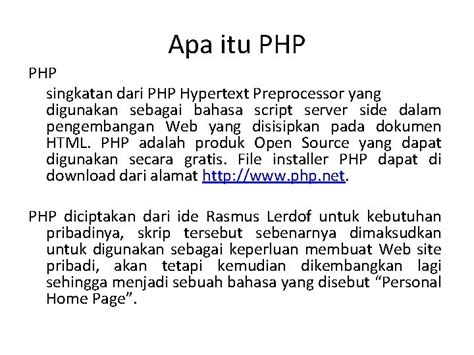 Belajar PHP Dan Mengenal Struktur Dasar PHP Naa2K18