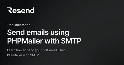 Phpmailer Smtp Example