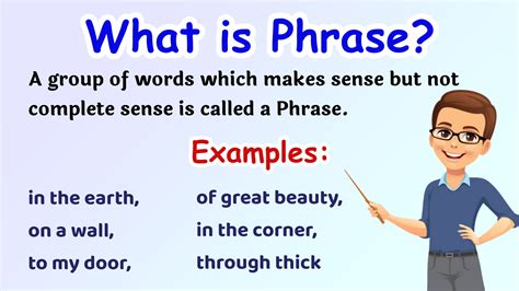 phrase definition and examples with answers