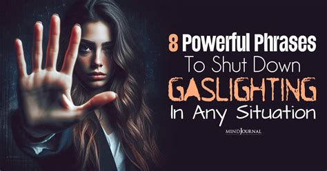 phrases to shut down gaslighting