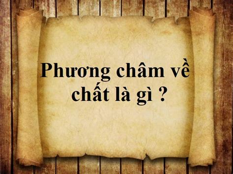 phuong cham la gi