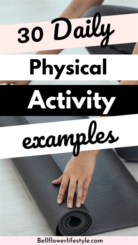 Physical Activity Examples Workouts