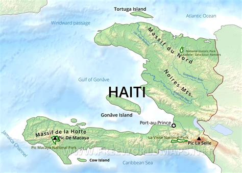 physical characteristics of haiti